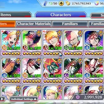 Bleach: Brave Souls Accounts Starter [GLOBAL]|50K Orb|Swimsuit26 Gisele,Orihime,DT Ichigo,New Ichigo,10th Aniv