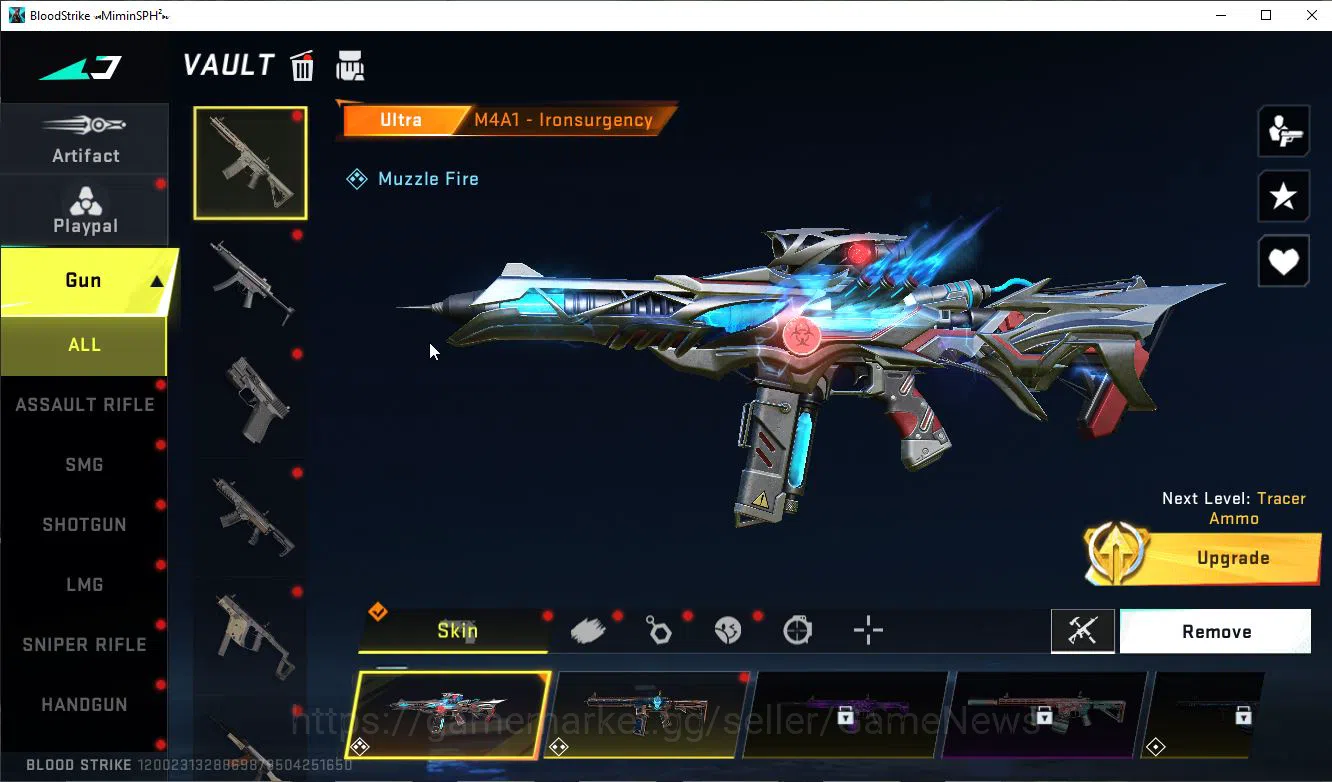 Blood Strike Accounts ASIA|ETERNAL Lv4 M1887-Nothe+MELE DualBlades+Colab image 19