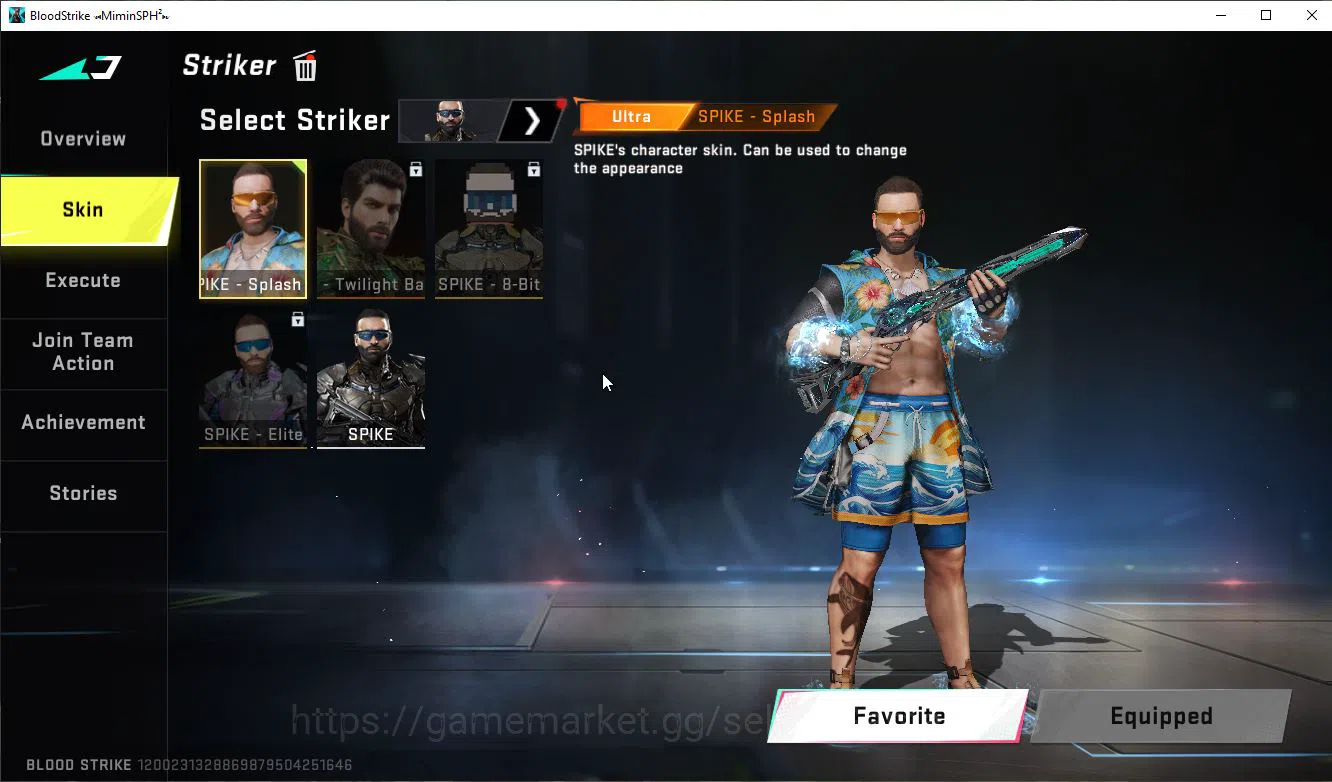 Blood Strike Accounts ASIA|ETERNAL Lv4 M1887-Nothe+MELE DualBlades+Colab image 3