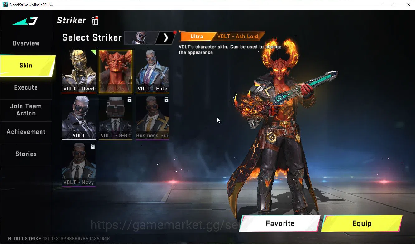 Blood Strike Accounts ASIA|ETERNAL Lv4 M1887-Nothe+MELE DualBlades+Colab image 5