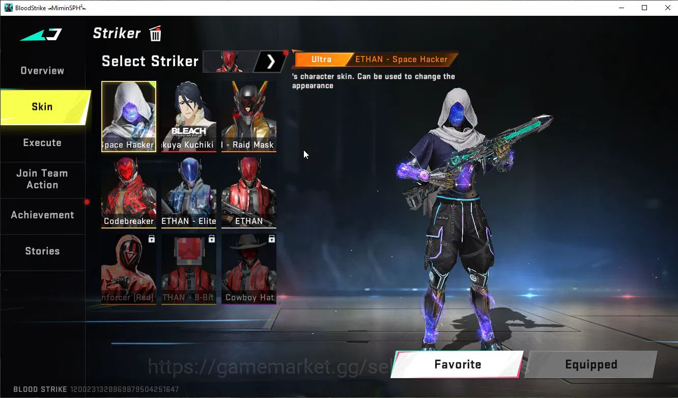 Blood Strike Accounts ASIA|ETERNAL Lv4 M1887-Nothe+MELE DualBlades+Colab image 9