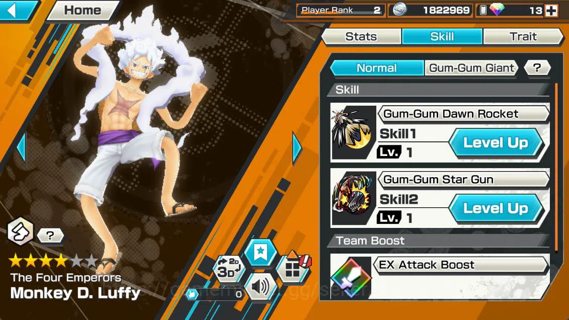 One Piece Bounty Rush Accounts Others GLOBAL | EX 3| kaido son Yamato, Four emperor monkey D luffy, Fire fist Ace n Yamato 7