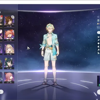 Honkai Star Rail Accounts Others ASIA|TL 35|2 Limited| Aventurine Waveflair,Archer +1 Standard Character (Gepard)|The