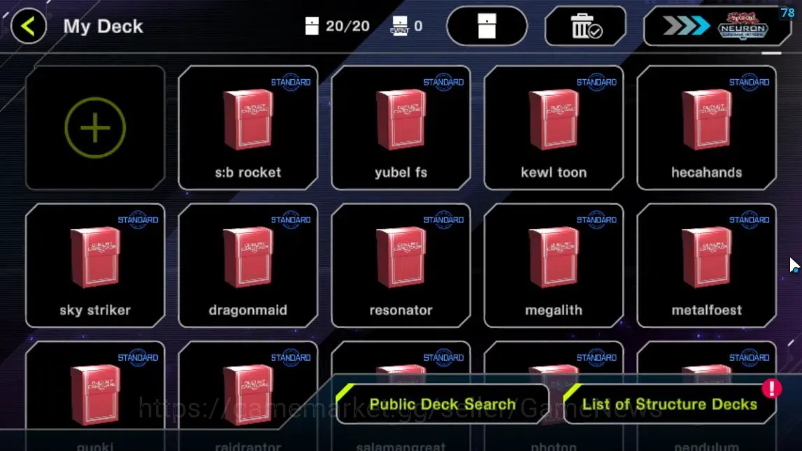 Yu-Gi-Oh! Master Duel Accounts Android|Lv 18|20 Deck|S:B Rocket,YubelFs,Kewltoon, image 6