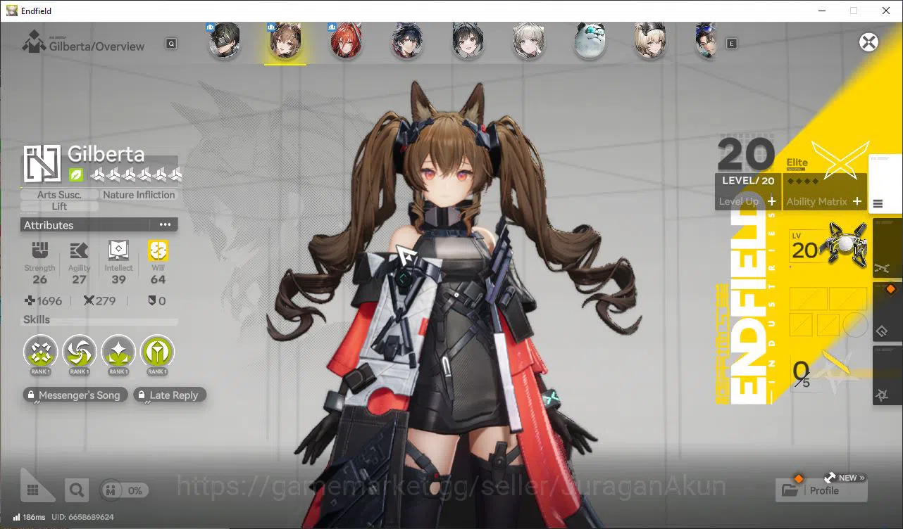 Arknights: Endfield Accounts NA/EU Lv12|Day2 Login|2 SSR(Gilberta&Ember)+6SR Op image 5
