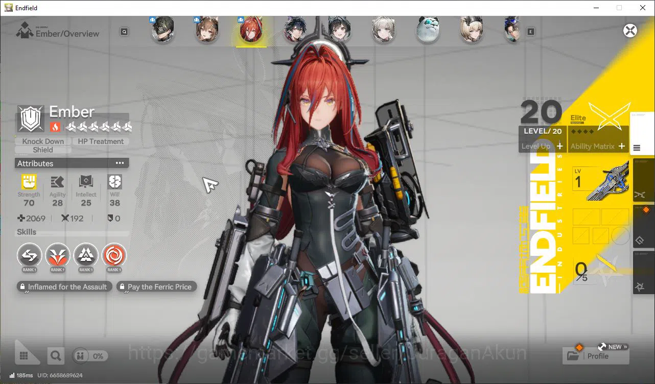 Arknights: Endfield Accounts NA/EU Lv12|Day2 Login|2 SSR(Gilberta&Ember)+6SR Op image 6