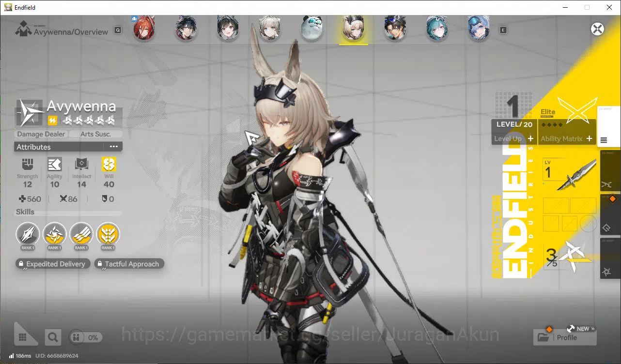 Arknights: Endfield Accounts NA/EU Lv12|Day2 Login|2 SSR(Gilberta&Ember)+6SR Op image 8