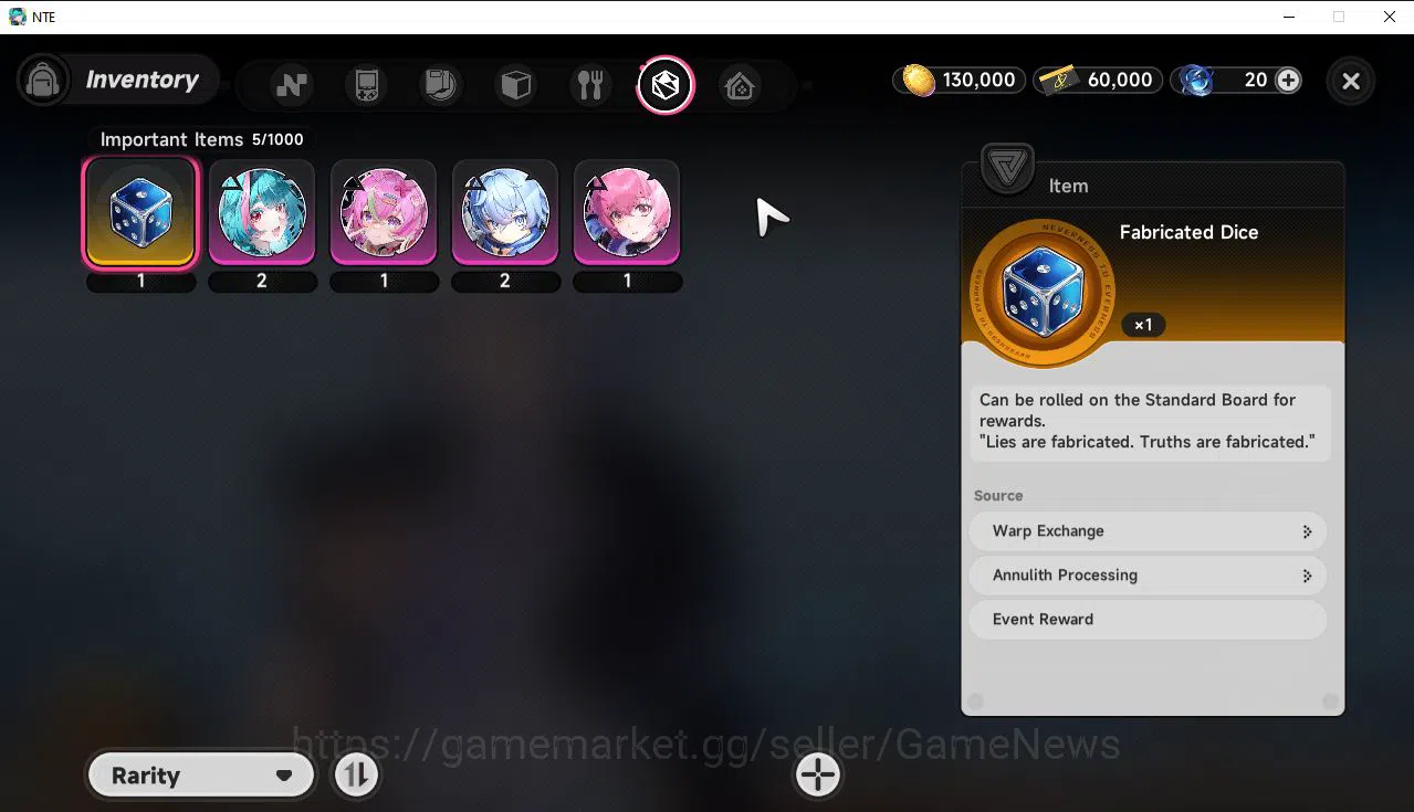 Neverness to Everness Accounts SEA HL 3 | Fresh Starter 1 SSR (Nanally) + 5 SR (S image 6