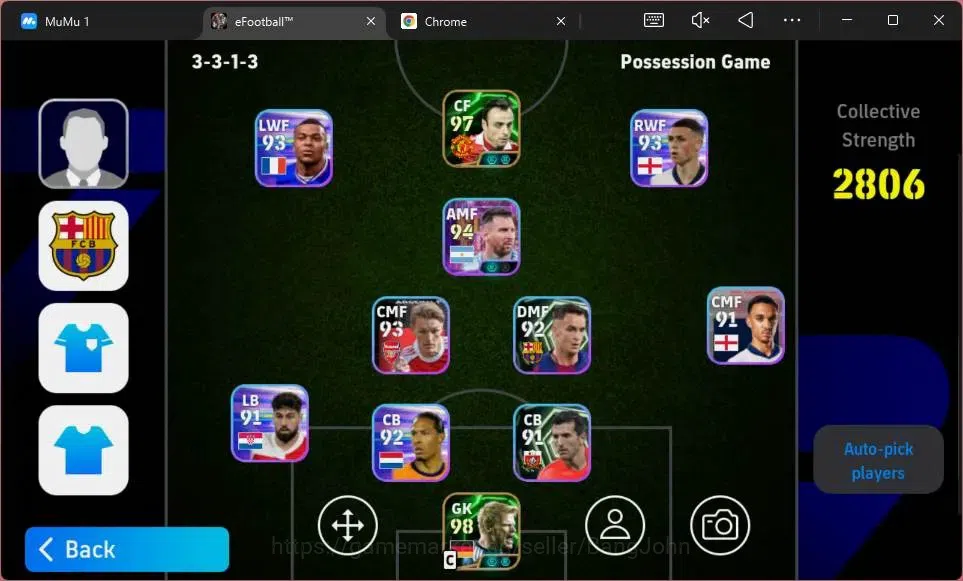 eFootball Accounts ANDROID|PW 2806|Epic Oliver Kahn,Dimitar Berbatov, image 2