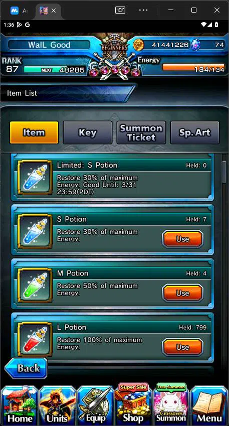 Grand Summoners Accounts GLOBAL|Ascend 17|Summer Miyu(TW),Chloe(TW),Paladin image 2