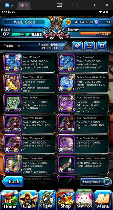 Grand Summoners Accounts GLOBAL|Ascend 17|Summer Miyu(TW),Chloe(TW),Paladin image 6