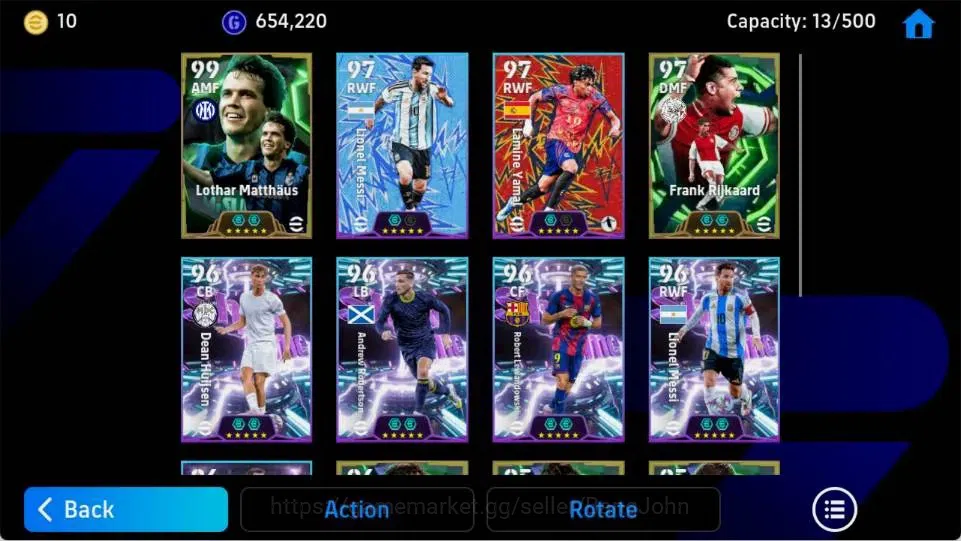 eFootball Accounts Mobile|PW 3148|Lothar Matthaus Epic,Frank Rijkaard image 4