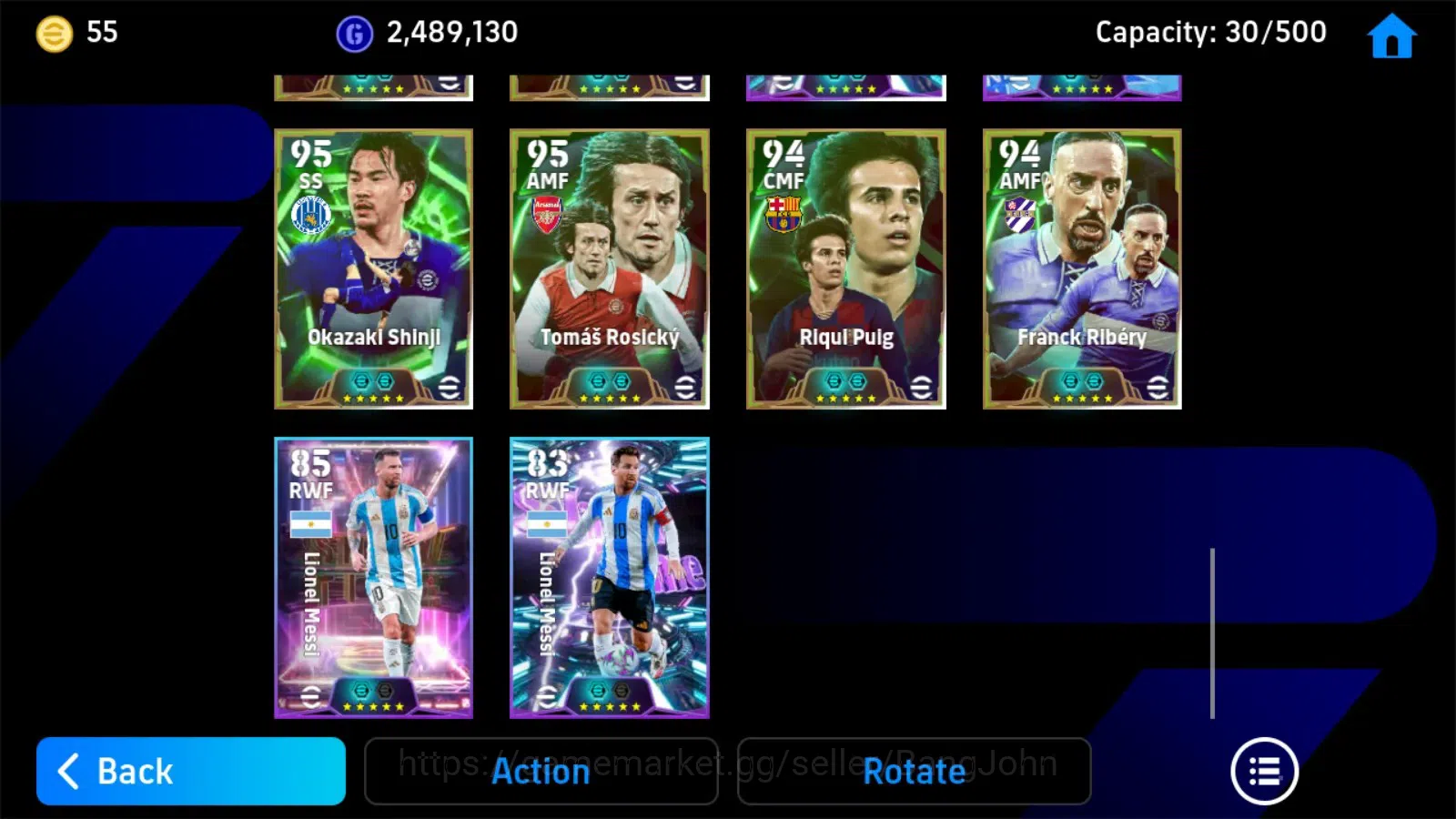 eFootball Accounts Legends & Iconic Players Mobile|PW 3200|Ferran Torres ShowT,Bryan Robson Epic,Adriano PES,Desire Doue 1