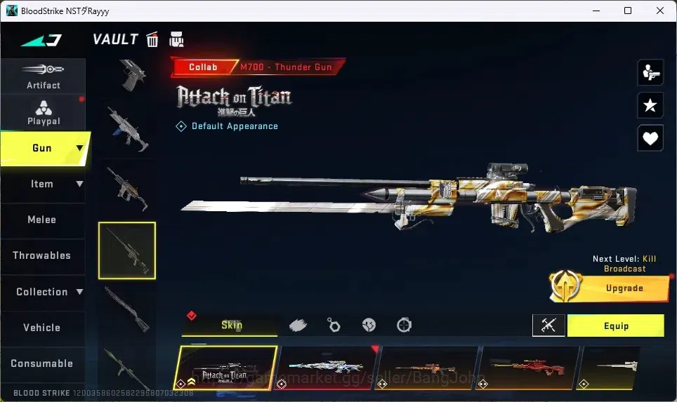 Blood Strike Accounts ASIA|3 Evo Gun:M4A1-Tiadraco,MP5-Guard,AK47-Hellri image 18