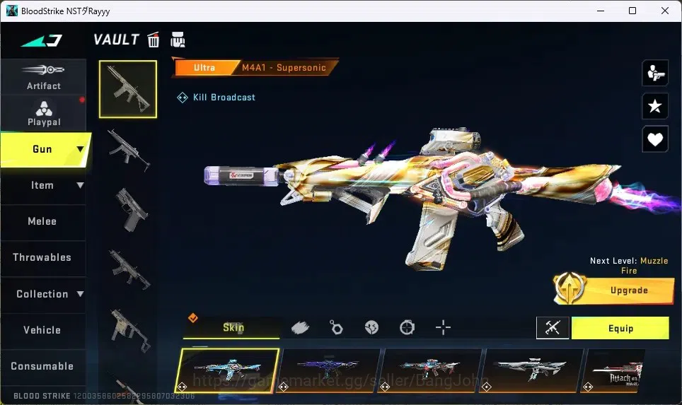 Blood Strike Accounts ASIA|3 Evo Gun:M4A1-Tiadraco,MP5-Guard,AK47-Hellri image 4