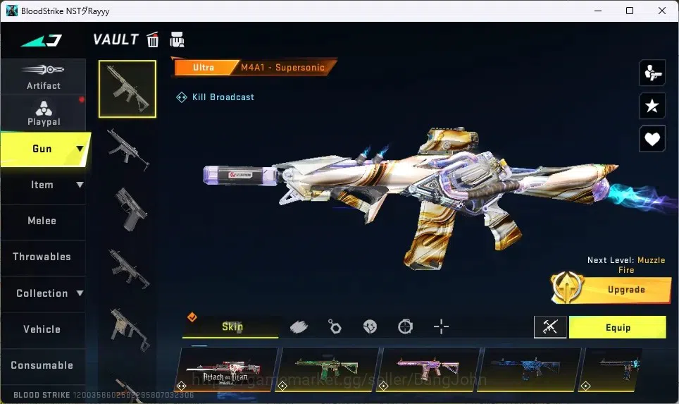 Blood Strike Accounts ASIA|3 Evo Gun:M4A1-Tiadraco,MP5-Guard,AK47-Hellri image 5