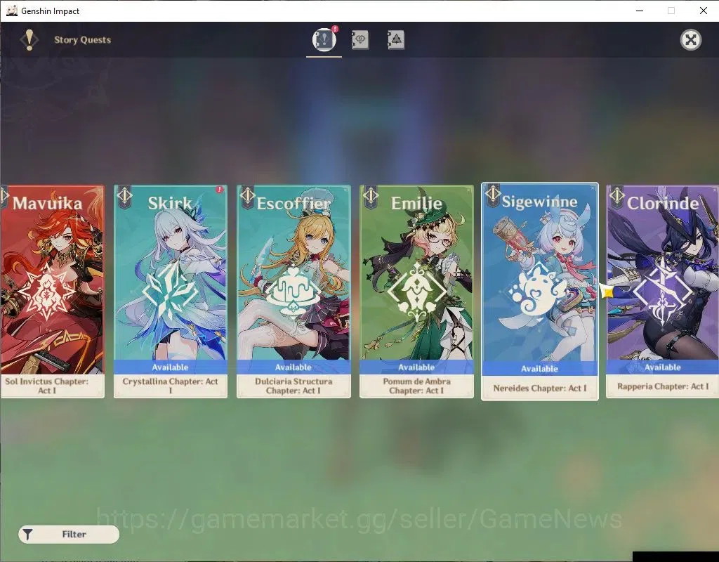 Genshin Impact Accounts Asia |AR 52|2 PremTeam [Mavuika+Sign,Xilonen,Nahid image 20