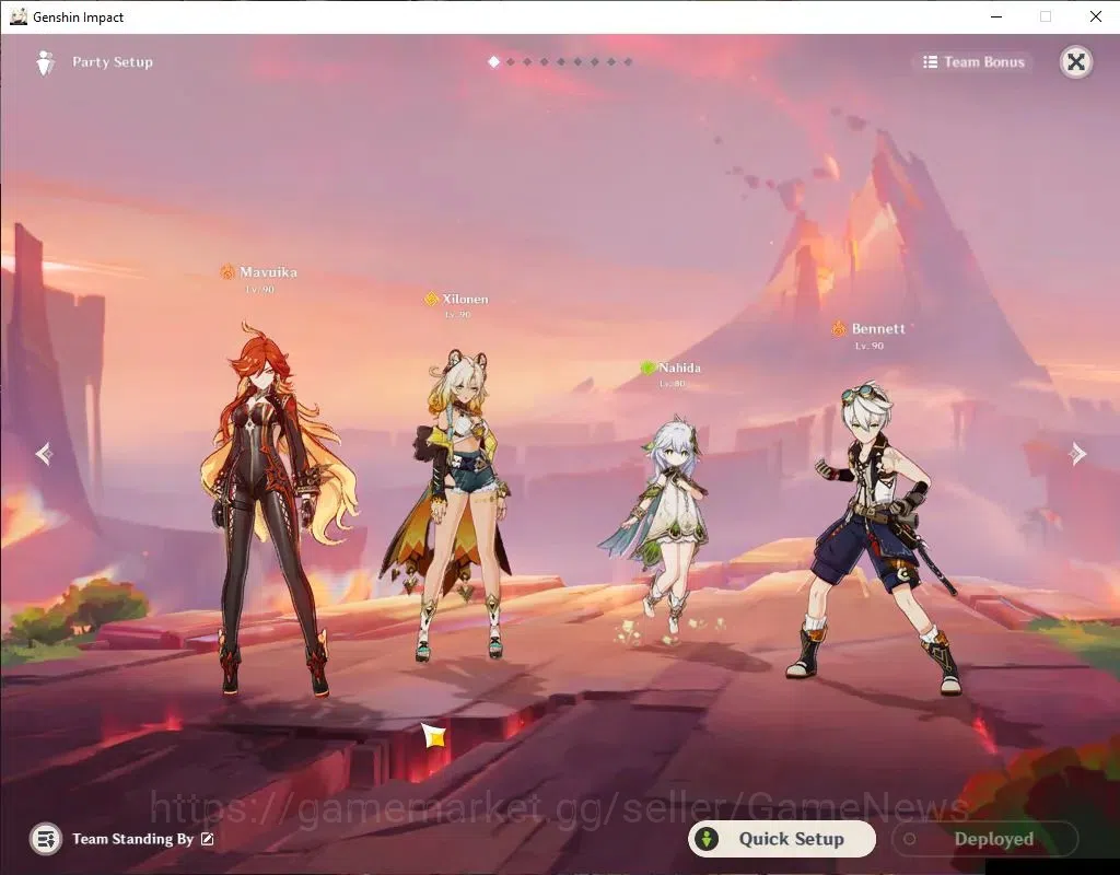 Genshin Impact Accounts Asia |AR 52|2 PremTeam [Mavuika+Sign,Xilonen,Nahid image 3