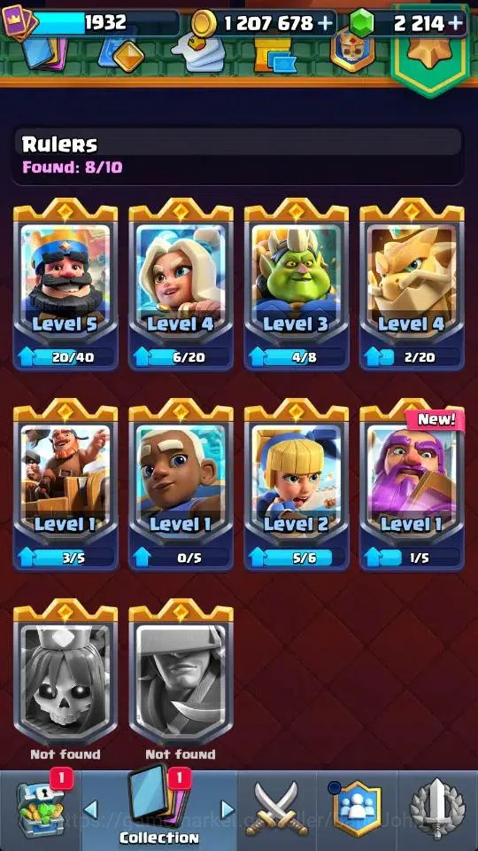 Clash Royale Accounts High-End Global |KTL 16 | Trophy 11133 | 20 Max Card | 3 Hero | 28 Evo |8 Champ Card |Arena 26 | 2214 12