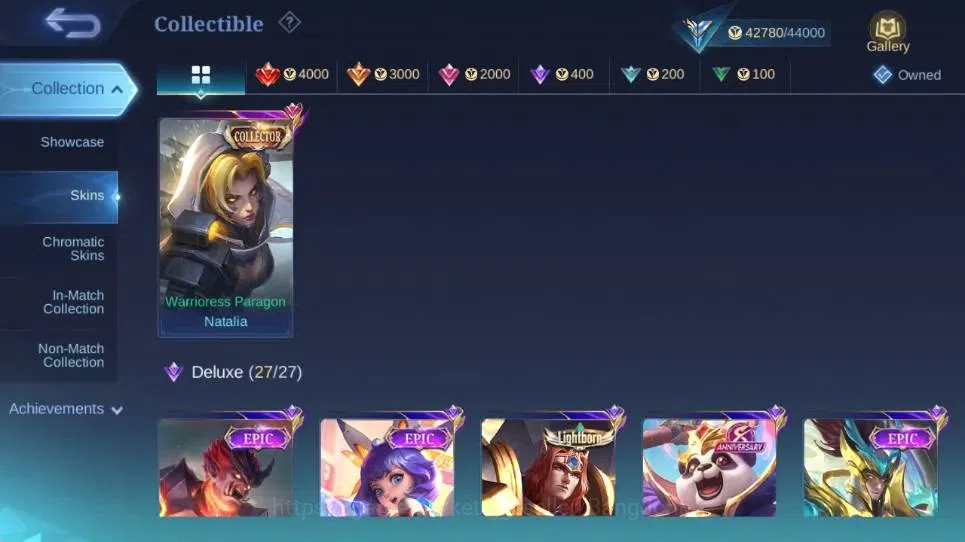Mobile Legends: Bang Bang Accounts Global | Hero 115 | Skin 181 |Expert|Collector Nat image 11