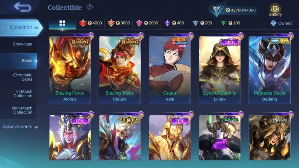 Mobile Legends: Bang Bang Accounts Global | Hero 115 | Skin 181 |Expert|Collector Nat image 7