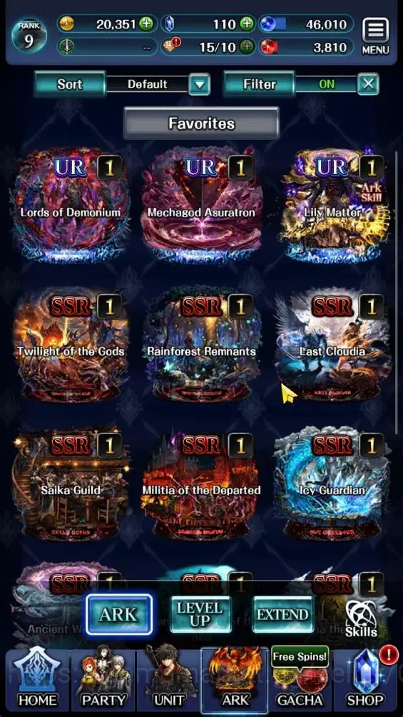 Last Cloudia Accounts GLOBAL|Rank 9|Top Tier Unit [(DL Judecca Samekh,A  image 3