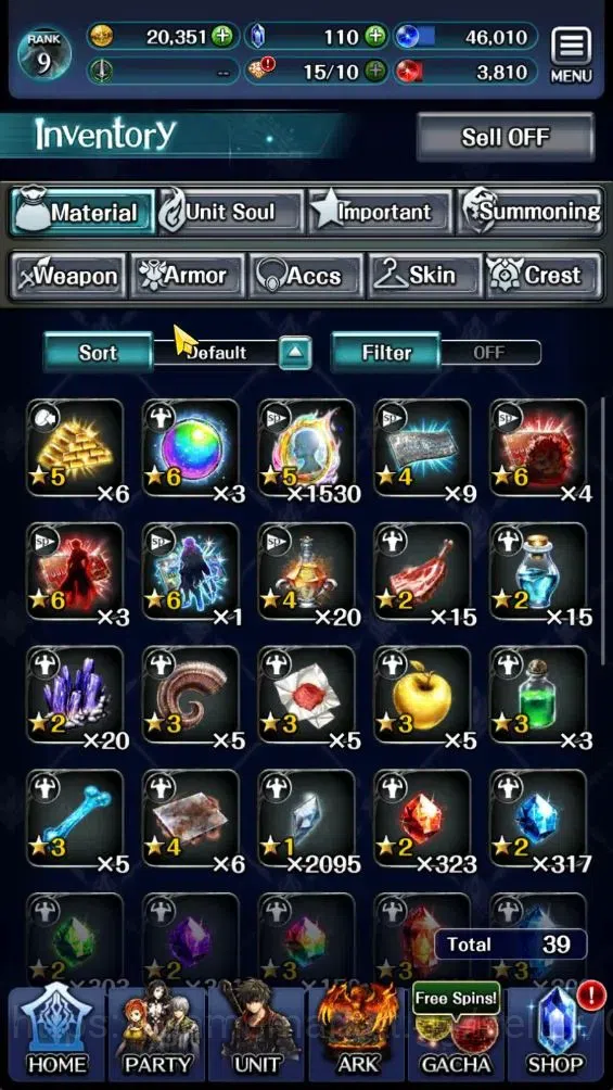Last Cloudia Accounts GLOBAL|Rank 9|Top Tier Unit [(DL Judecca Samekh,A  image 8
