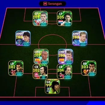 eFootball Accounts Legends & Iconic Players Android|PW 3199|Franco Baresi Epic,Marco van Basten Epic,Luis Suarez Epic,Cafu