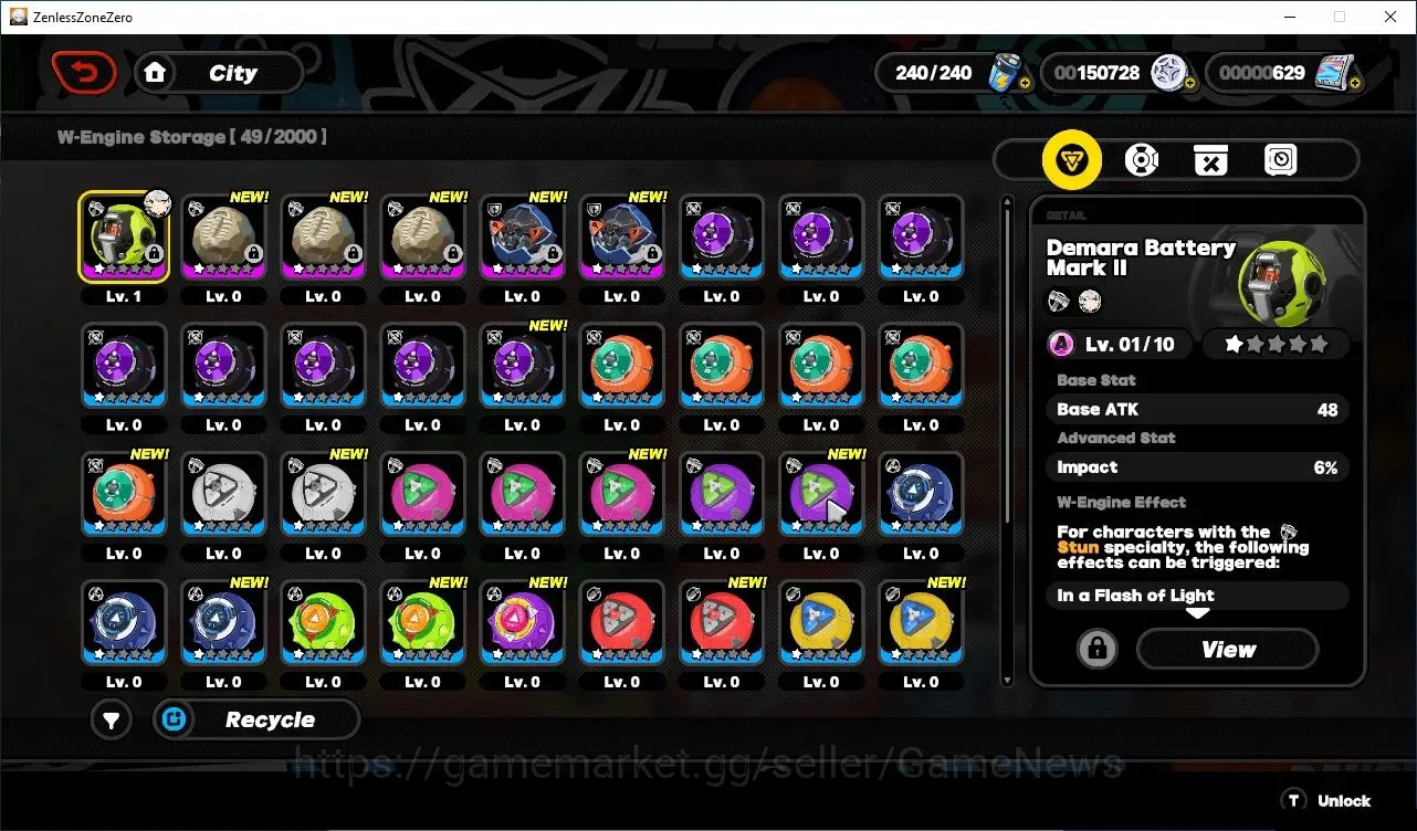 Zenless Zone Zero Accounts ASIA| IK 5 |629 PolyChrome Fresh Starter|1 Limit[( image 7