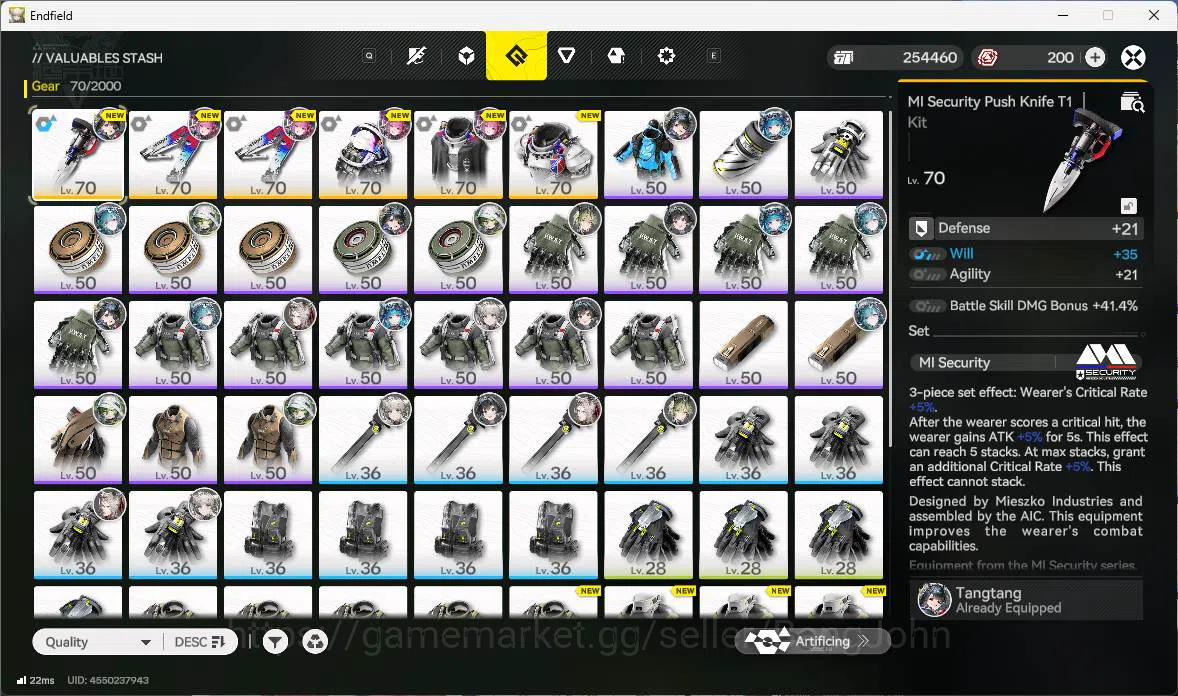 Arknights: Endfield Accounts ASIA|2 limit| Tangtang+sign, Yvonne+sign , Lastrit image 8