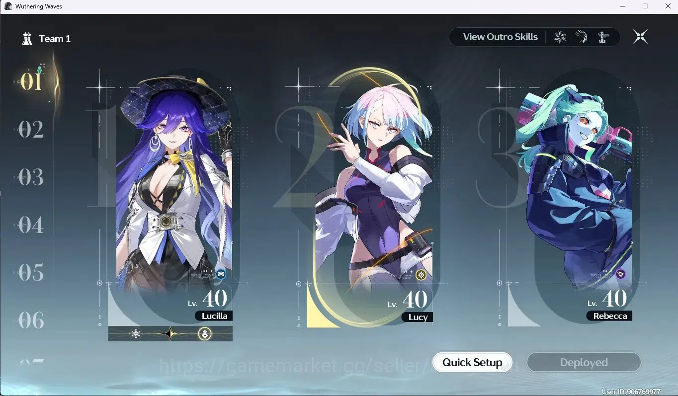 Wuthering Waves Accounts SEA|UL 44|2 Char Limited [Lucilla,LucyR3]+Sign,Col image 18