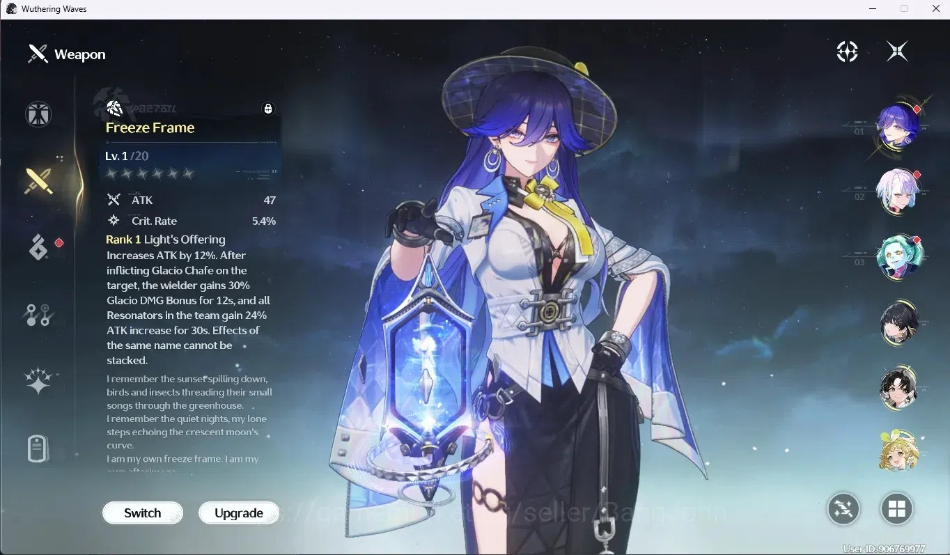 Wuthering Waves Accounts SEA|UL 44|2 Char Limited [Lucilla,LucyR3]+Sign,Col image 4