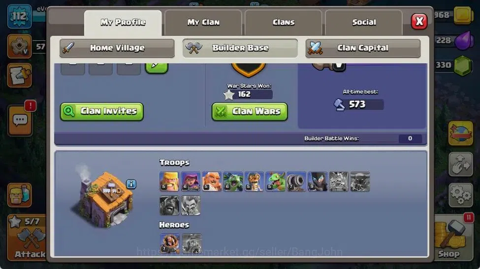 Clash of Clans Accounts Global | TH 16-BH 6 | LVL 112|HH 10|AQ 67 ,MP 50 , image 14