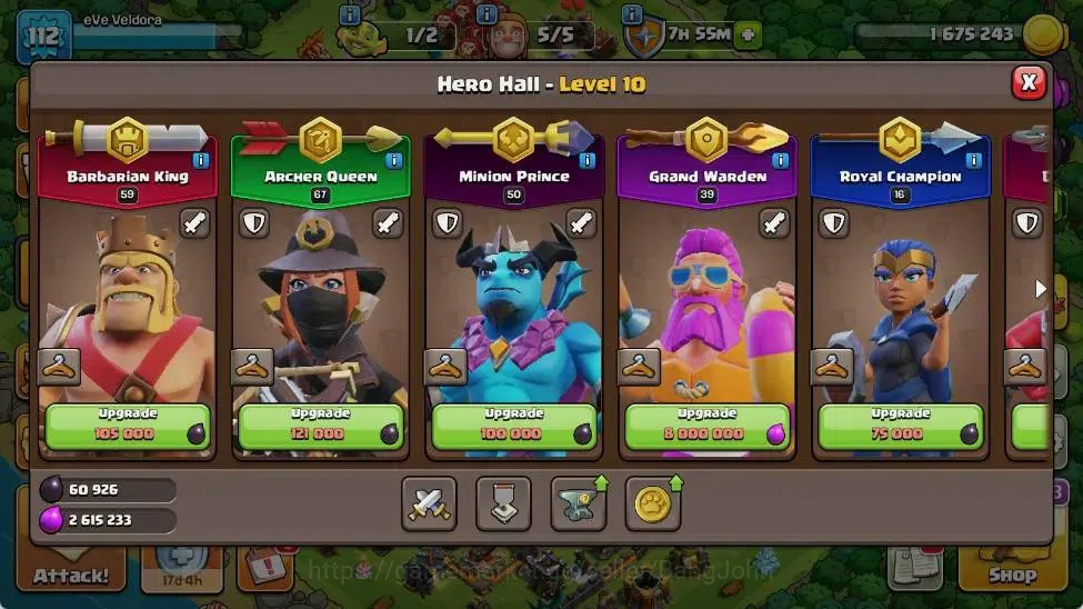 Clash of Clans Accounts Global | TH 16-BH 6 | LVL 112|HH 10|AQ 67 ,MP 50 , image 5