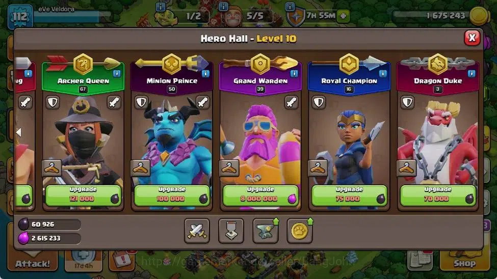Clash of Clans Accounts Global | TH 16-BH 6 | LVL 112|HH 10|AQ 67 ,MP 50 , image 6