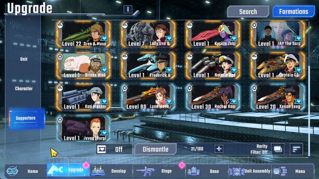 SD Gundam G Generation ETERNAL Accounts Global Rank 29 | 3 MLB, 18 UR, 8 UR Supp | 37k DM  RA240B 3