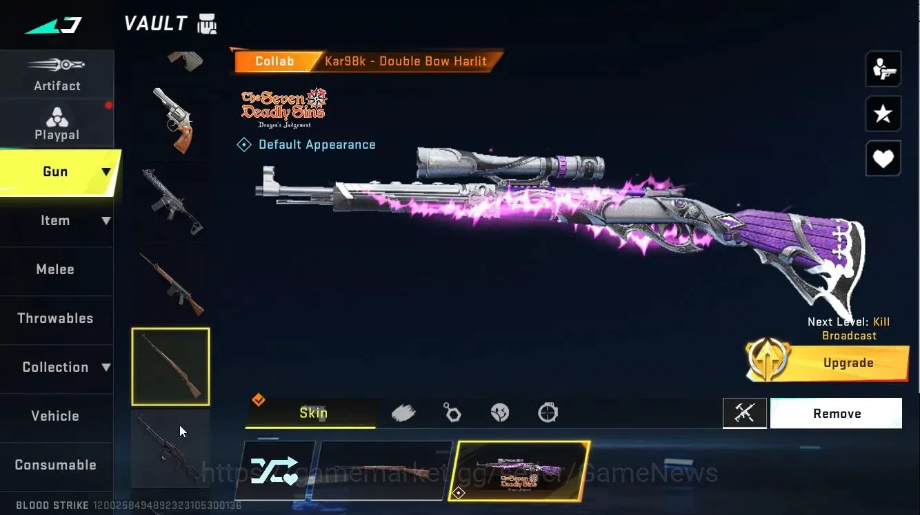 Blood Strike Accounts ASIA|ETERNAL[DEagle-Scorpius]|Collab 7DS[Kar98k,QB image 15