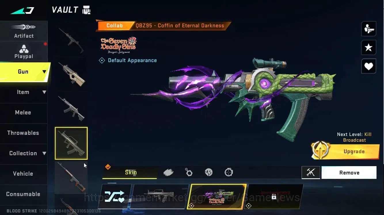 Blood Strike Accounts ASIA|ETERNAL[DEagle-Scorpius]|Collab 7DS[Kar98k,QB image 17