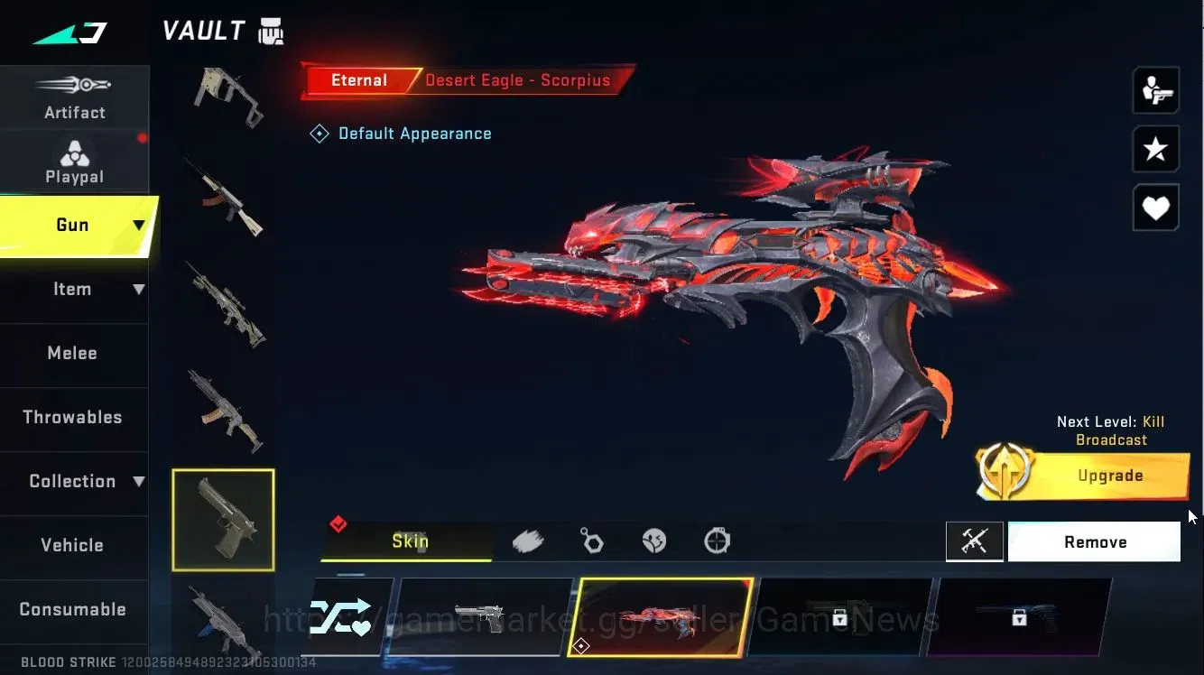Blood Strike Accounts ASIA|ETERNAL[DEagle-Scorpius]|Collab 7DS[Kar98k,QB image 7