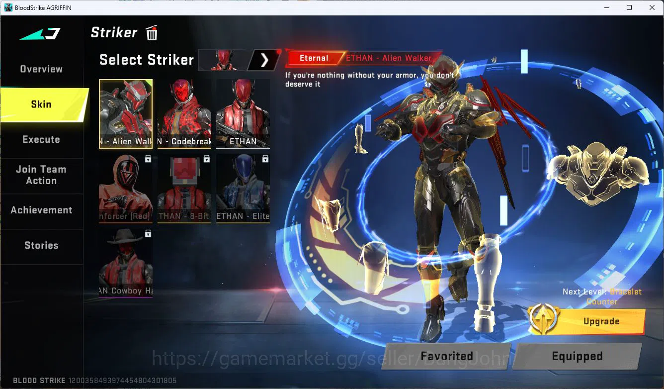 Blood Strike Accounts ASIA|ETERNAL=ETHAN|COLLAB=AK47,SCAR,KAR98K,QBZ95|L image 20