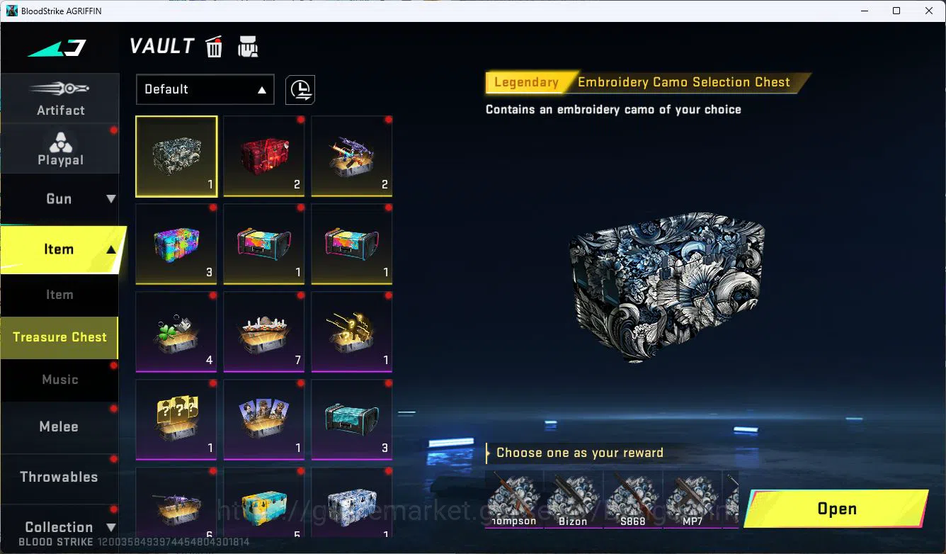 Blood Strike Accounts ASIA|ETERNAL=ETHAN|COLLAB=AK47,SCAR,KAR98K,QBZ95|L image 5