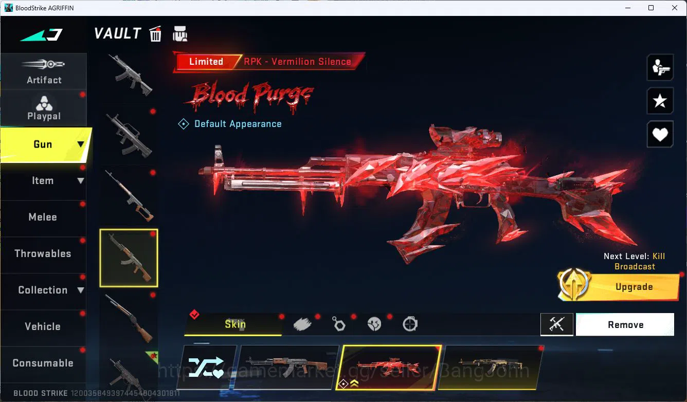 Blood Strike Accounts ASIA|ETERNAL=ETHAN|COLLAB=AK47,SCAR,KAR98K,QBZ95|L image 7