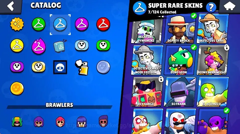 Brawl Stars Accounts 4096 Trophy|37 Brawlers 6 Max Lvl|10 Epic Skins [W image 11