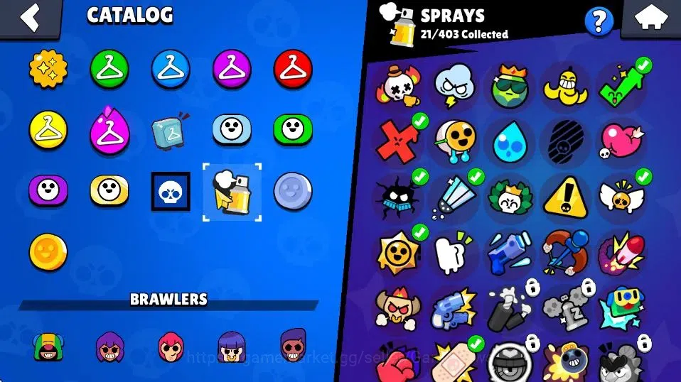 Brawl Stars Accounts 4096 Trophy|37 Brawlers 6 Max Lvl|10 Epic Skins [W image 14