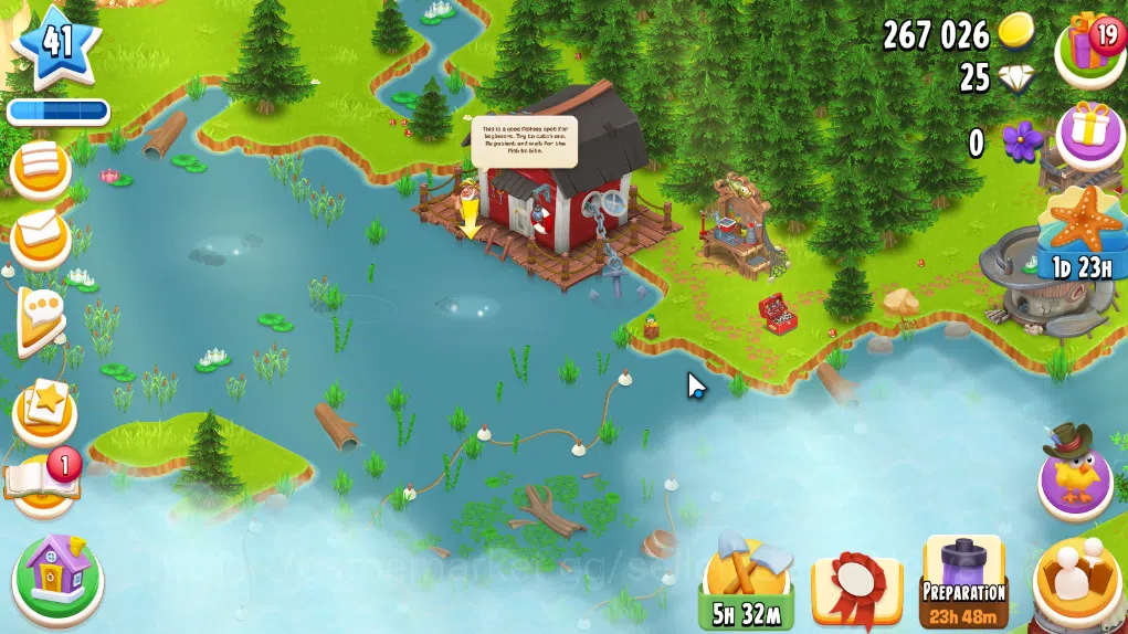 Hay Day Accounts Level 41 | Barn Storage 1100 + Silo Storage 650 | 267k Coins, 25 Diamonds |CN ON|Log Supercell ID|Take 6
