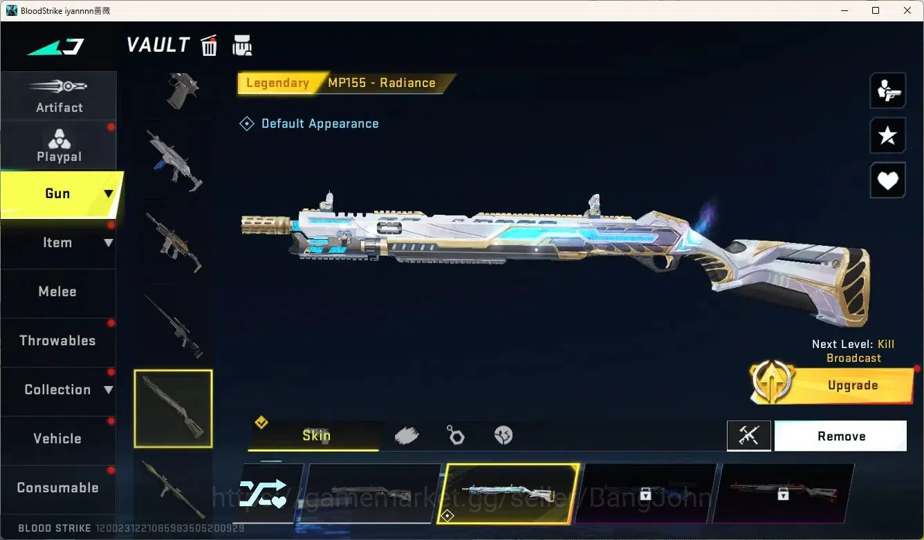 Blood Strike Accounts ASIA | 7DS: AK47 | BLEACH: Ethan Striker | Legenda image 5