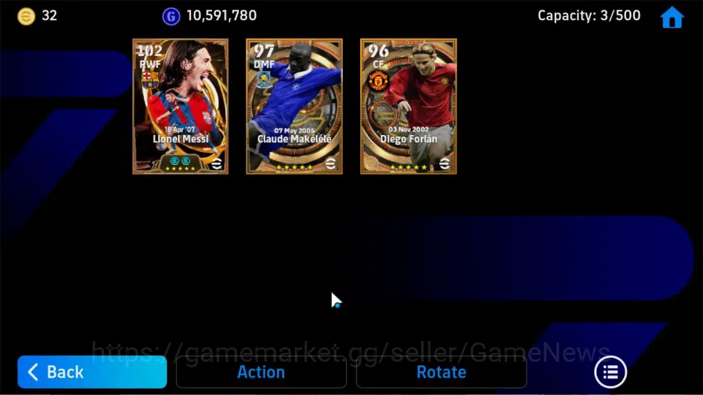 eFootball Accounts Android|BigTime Messi FC Barca18Apr'07,Makelele,Fo image 5
