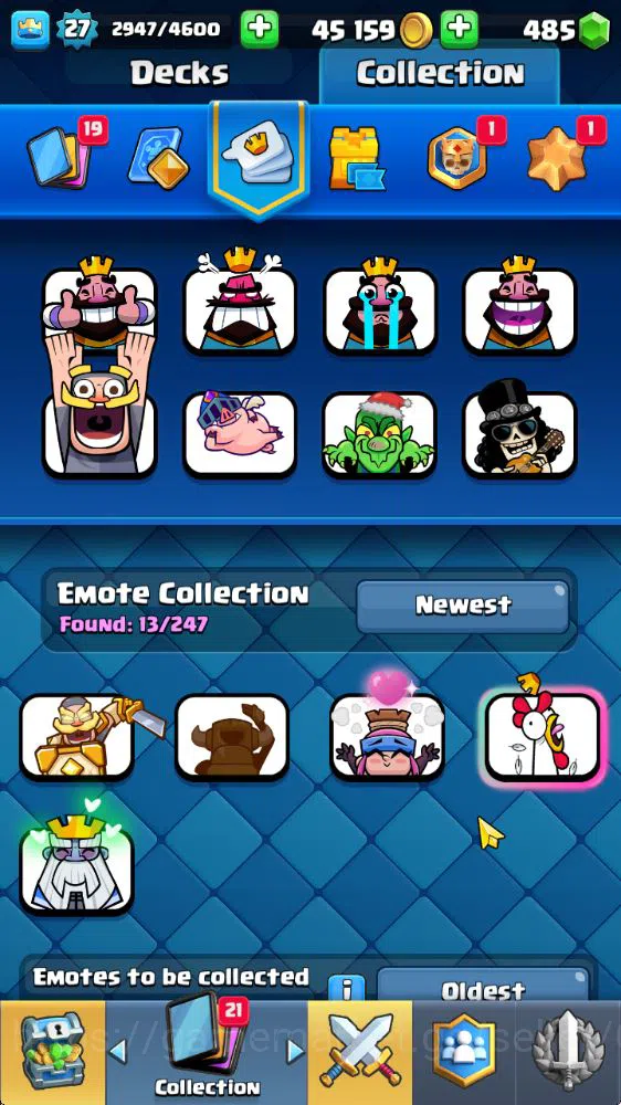Clash Royale Accounts Midgame Lvl 27|Trophy 7586|KTL 10|Limited Skin|Card 98| 5 EVO 4 Champ 11 Legendary 25 Epic,29 Rare,29 7