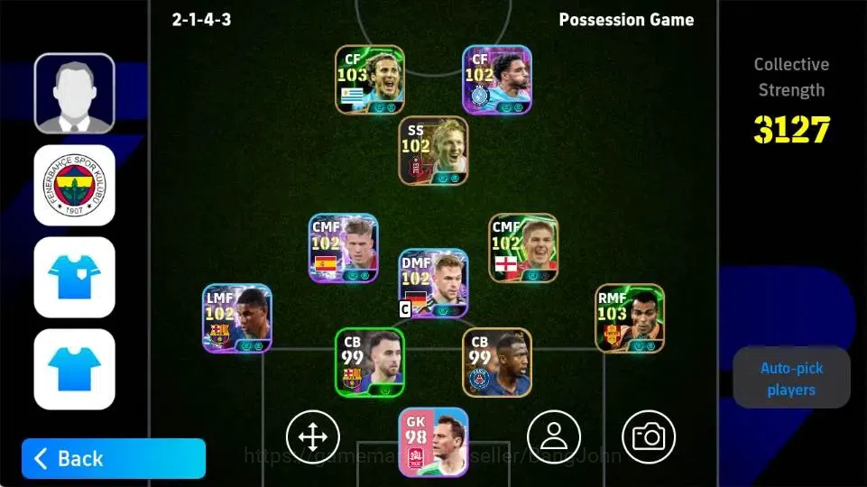 eFootball Accounts Android|PW 3127|Coin Android 500,Diego Forlan Epic image 4