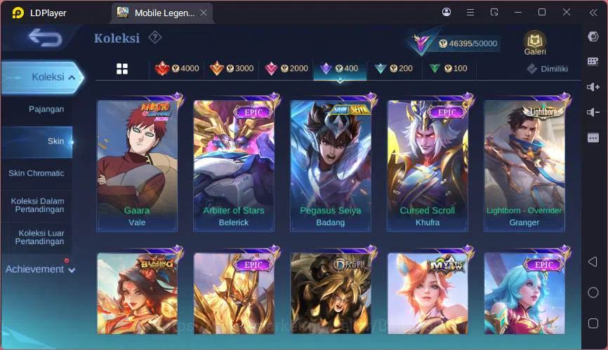 Mobile Legends: Bang Bang Accounts GLOBAL|Hero 116|Skin 206|Naruto Hayabusa,Kof Karin image 15